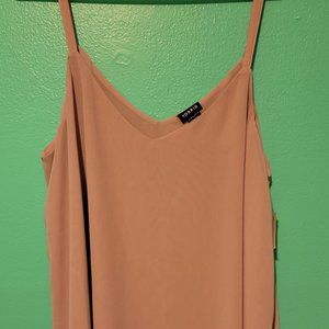 Torrid size 2 Double Layer Chiffon Sleeveless Blouse